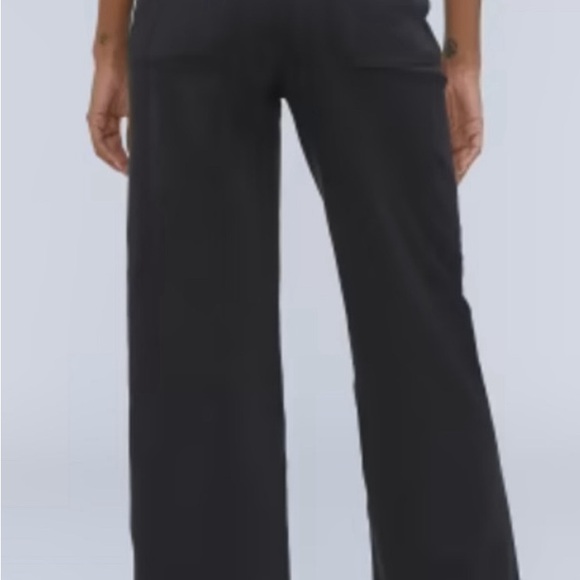 Everlane The Organic Wide Leg Pant Womens Sz 6 High Waist - Picture 2 of 6